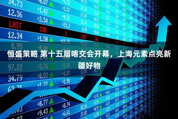恒盛策略 第十五届喀交会开幕，上海元素点亮新疆好物