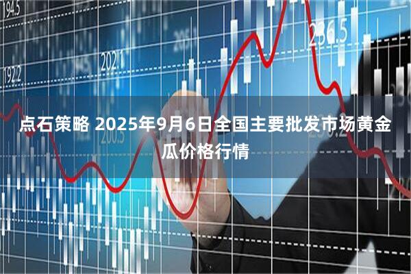 点石策略 2025年9月6日全国主要批发市场黄金瓜价格行情