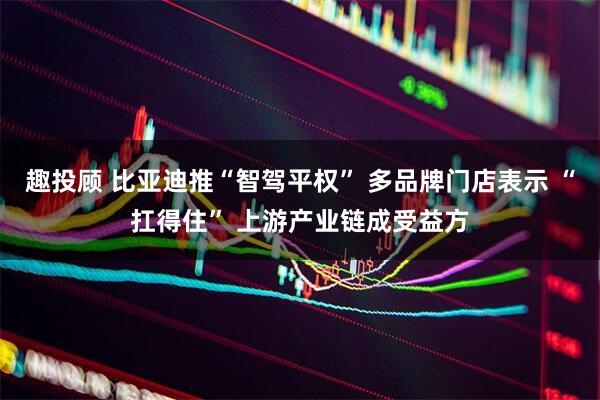 趣投顾 比亚迪推“智驾平权” 多品牌门店表示 “扛得住” 上游产业链成受益方