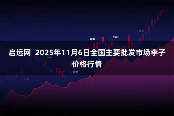 启远网 2025年11月6日全国主要批发市场李子价格行情